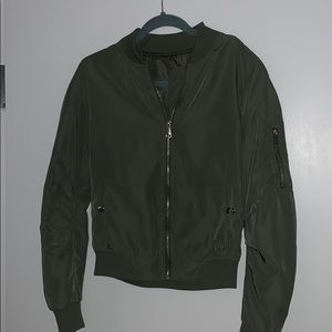 Green Bomber Jacket